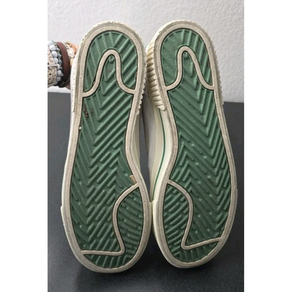 NIKE COURT LEGACY LIFT WHITE-SUMMIT Green SZ 10 Platform Sneaker Shoe Lace Up